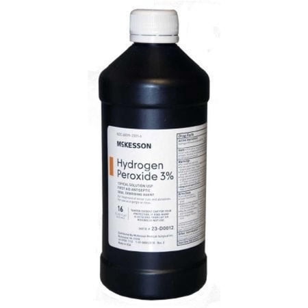 Hydrox Laboratories D0012 Hydrogen Peroxide 3% 16 oz (Pack of 2)