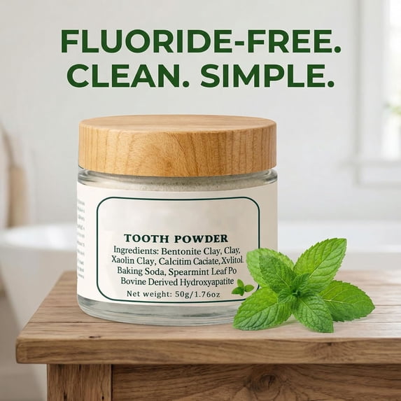 Teeth White Tooth Powder Freshen Breath Reduce Odor Gentle Oral Care Cleansing 50g