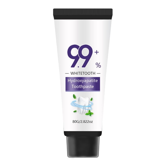 Hydroxyapatite Toothpaste 9.9%, 80g, Nano Hydroxyapatite Toothpaste (Fluoride Free) for Enamel Protection and Tooth Strengthening Gentle Mint, Fresh Breath, Daily Use for Oral Care