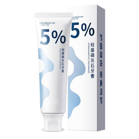 Hydroxyapatite Toothpaste, Bisindole Repair Toothpaste 100g, Protect Gums and Repair Damaged Teeth, Toothpaste Brightening, Stain Removing, Fresh Breath(1 pc)