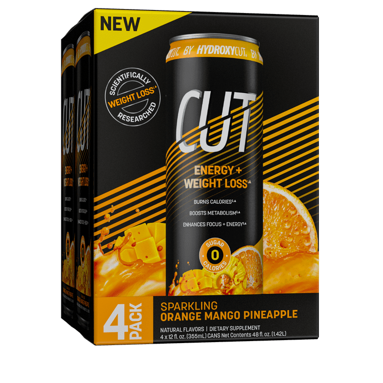Hydroxycut CUT Energy Plus Weight Loss Sparkling Drink