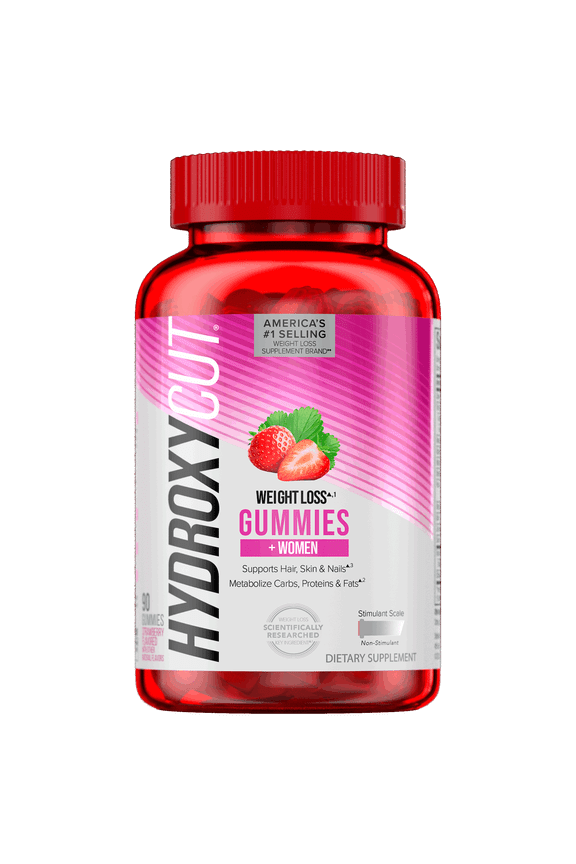 Gummies Weight Loss for Women, Strawberry, 90ct