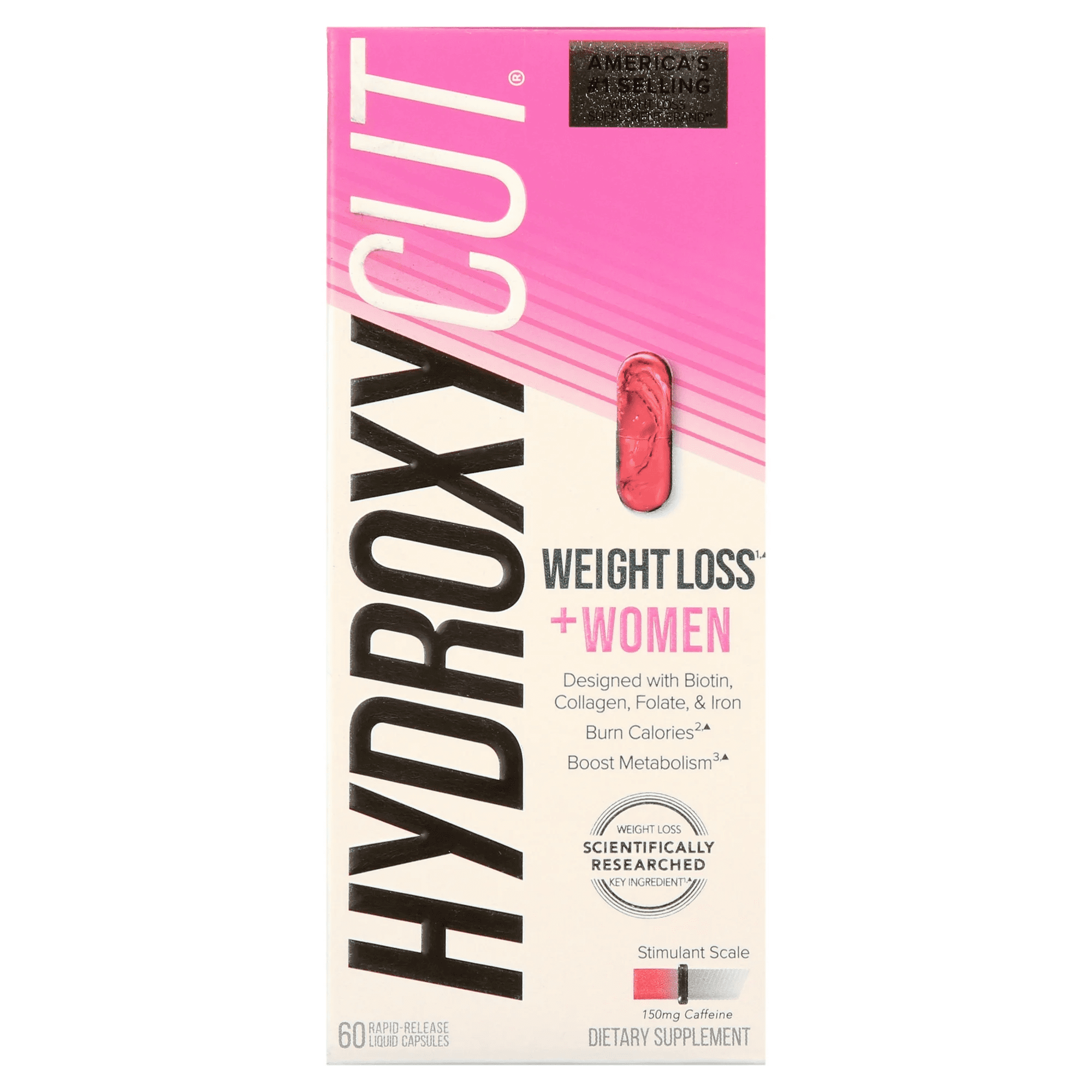 Hydroxycut Max! Powerful Weight Loss Supplement for Women, 60 Capsules