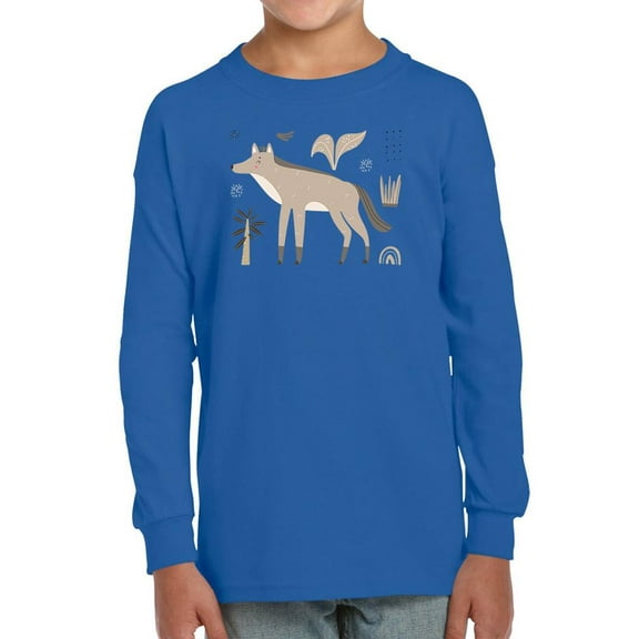 Hyena Illustration Long Sleeve Toddler -Image by Shutterstock,  5 Toddler