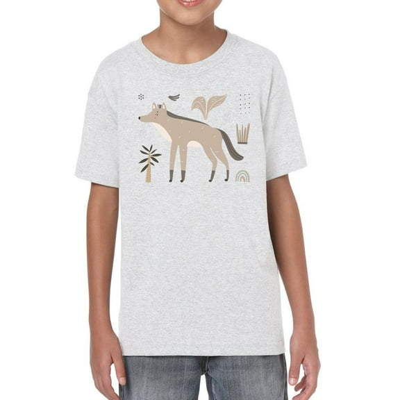Hyena Illustration T-Shirt Juniors -Image by Shutterstock,  Medium