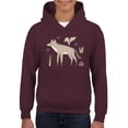 thumbnail image 1 of Hyena Summer Illustration Hoodie Juniors -Image by Shutterstock,  x-Large, 1 of 4