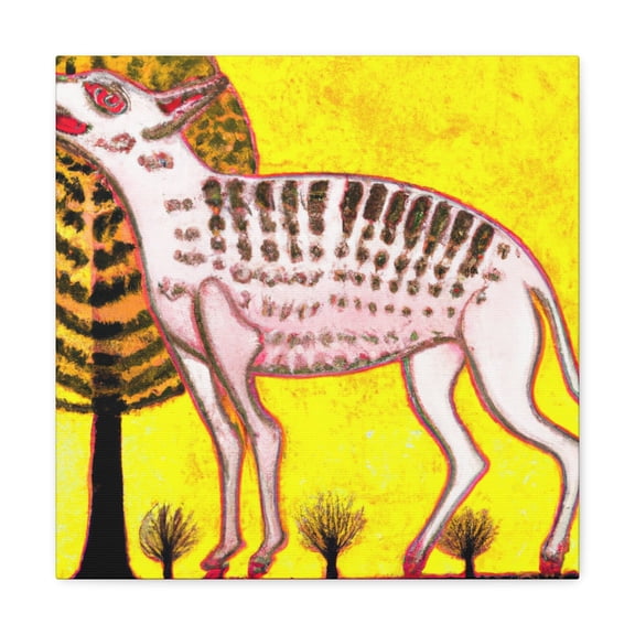 Hyena's Regal Grace - Canvas