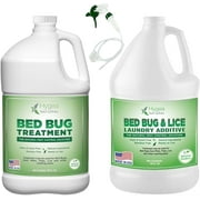 Hygea Natural Bed Bug Spray Killer and Laundry Detergent Additive Combo Kit, Regular, 2 Pack