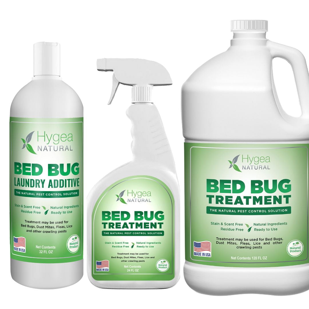 Hygea Natural Exterminator Bed Bug, Lice and Mite Kit, Non Toxic Treatment Odorless, Safe