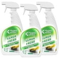 thumbnail image 1 of Hygea Natural Lemon Fresh Surface Cleaner, Eco-Friendly All Purpose Cleaning Spray & Floor Degreaser, 24 fl oz, 3 Pack, 1 of 10