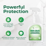 Hygea Natural Bed Bug Spray Killer, Flea Spray for Home & Insect Killer, Regular, 24 fl oz