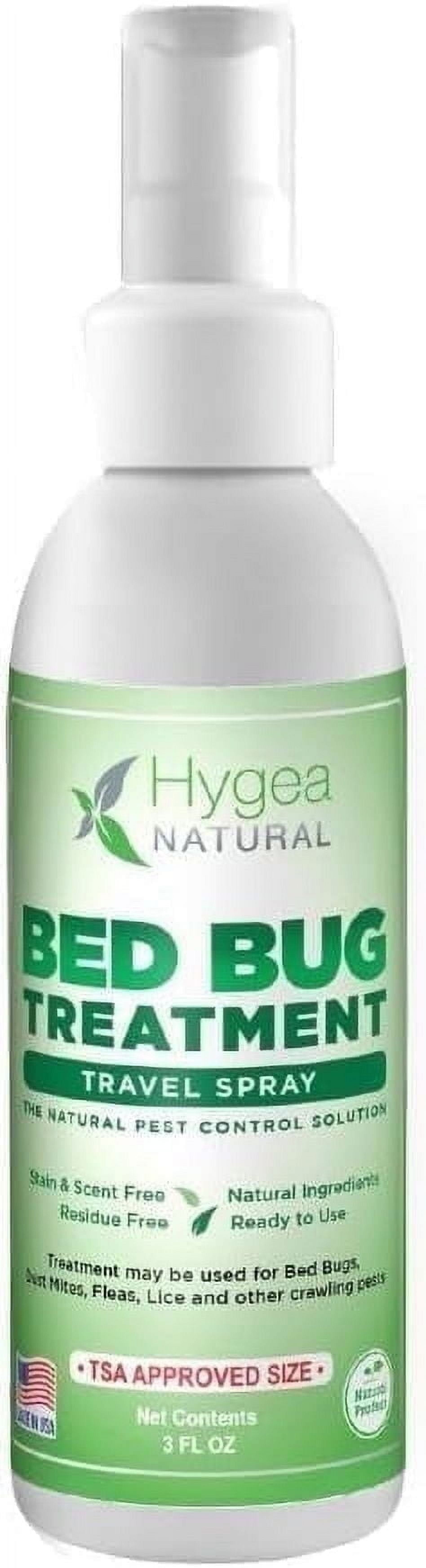 Walmart savings: Hygea Natural Bed Bug & Lice Killer Travel Spray - Child & Pet Safe, Odorless, Non-Toxic, Stain-Free, TSA Approved, 3oz