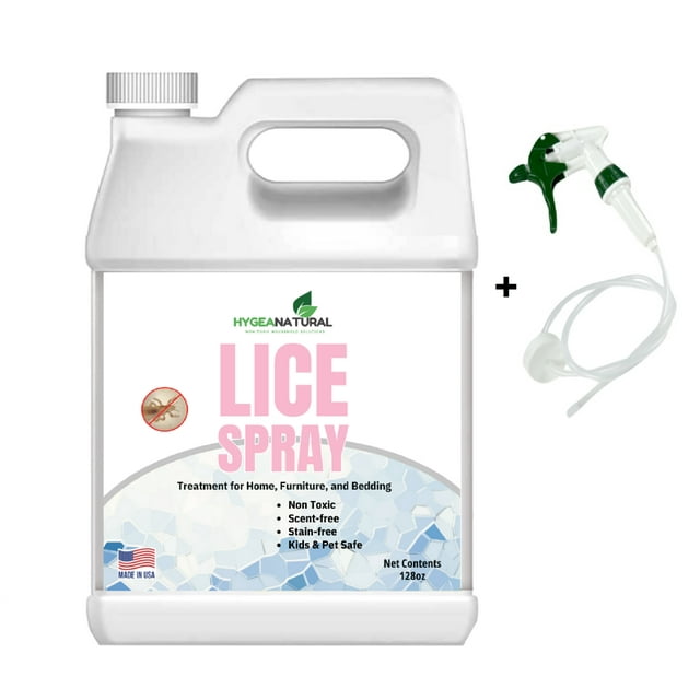 Hygea Natural Lice Spray for Home, Furniture, Bedding Natural