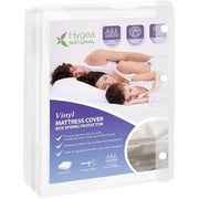 Hygea Natural Mattress Cover 6 Gauge Waterproof Mattress Protector Durable Vinyl Box Spring Cover, Crib