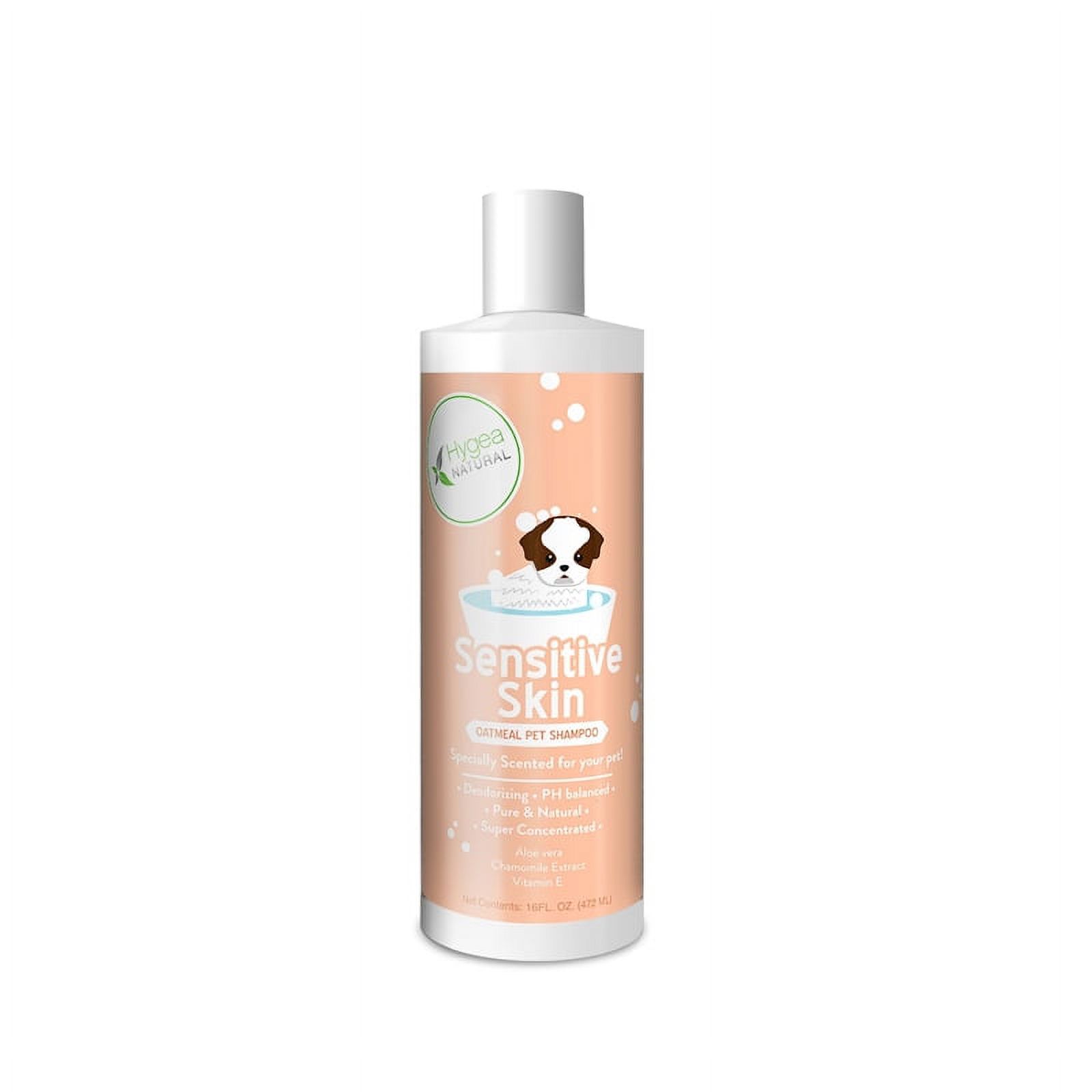 Hygea Natural Sensitive Skin Oatmeal Pet Shampoo Specially Scented with Aloe Vera, Chamomile