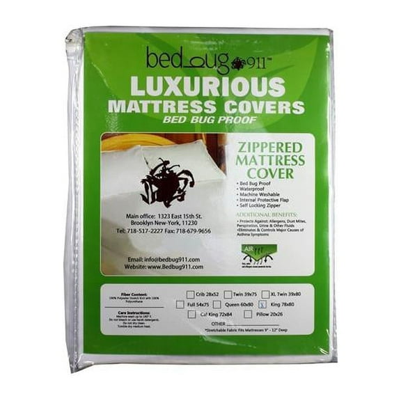 Hygea Natural Waterproof Zippered Mattress Protector, California King - Resistant to Spills, Stains, and Allergens