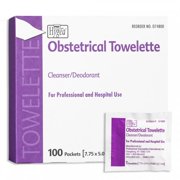 Hygea Scented Obstetrical Towelette, Individual Pack Case of 1000