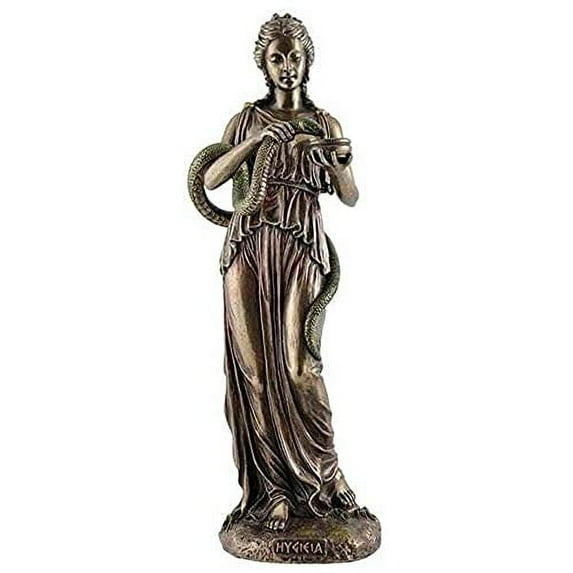 Hygeia Greek Goddess of Health Statue Sculpture