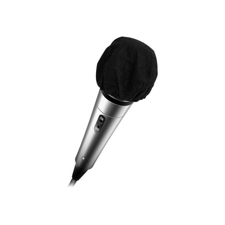 HygenX Disposable Sanitary Microphone Covers Black (Box of 100)