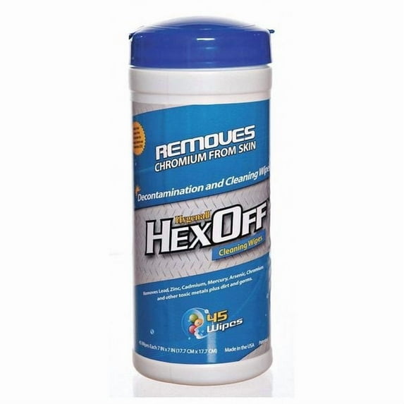 Hygenall Heavy Metal Removing Wipes,7 inL,PK12 HX45NRCN