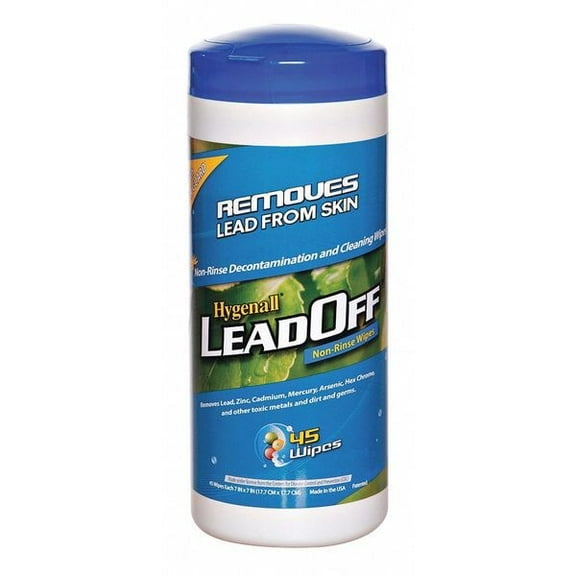 Hygenall Lead Removing Wipes,Canister,PK12 45NRCN