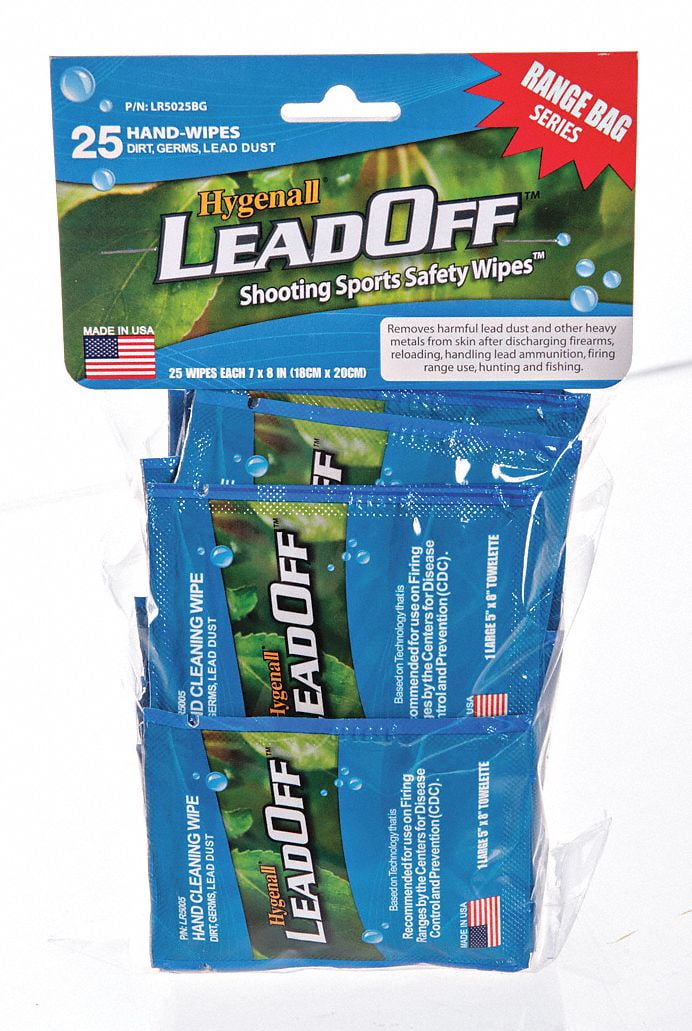 Hygenall Leadoff Lead Removing Wipes,Bag,PK4 LR5025BGMC