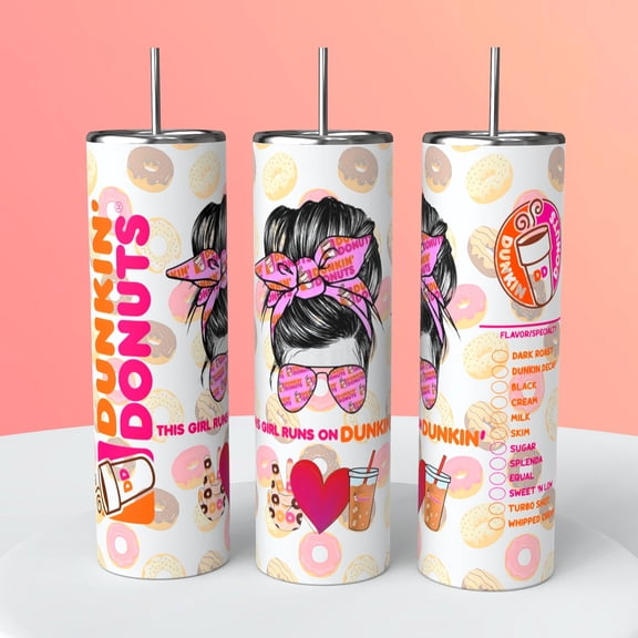 HyggeDrink Skinny Tumbler Wrap Sublimation Design 20oz Straight Tumbler Wrap, White
