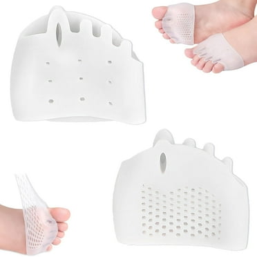 Hyggear Silicone Toe Separator, Hyggear Toe Separators, Hyggear Silicone Toe Spacers, Gel Toe Separators, Breathable & Soft, For Men & Women (White)