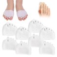 thumbnail image 1 of Hygger Bunion Corrector, 4 Pcs Hyggear Silicone Toe Separators for Women and Men, Hygear Toe Separators for Women, Hygger Toe Separators Breathable and Soft (4*white), 1 of 8