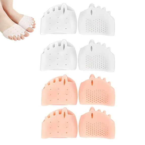 Hygger Bunion Corrector, Hyggear Silicone Toe Separators for Women Men, Hygear Toe Separators, 4 Pairs Hygger Toe Separators, for Overlapping Toes Foot Corrector (4 Pair-C)