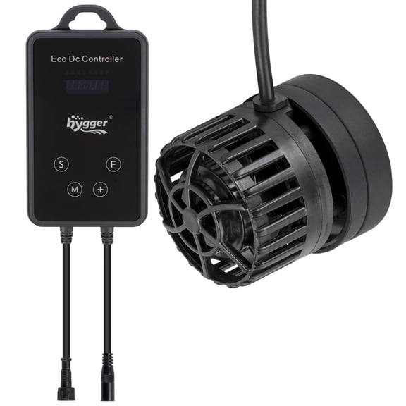 Hygger - Quiet Magnetic Aquarium Wave Maker - Silent Magnetic Wave Maker - 14W