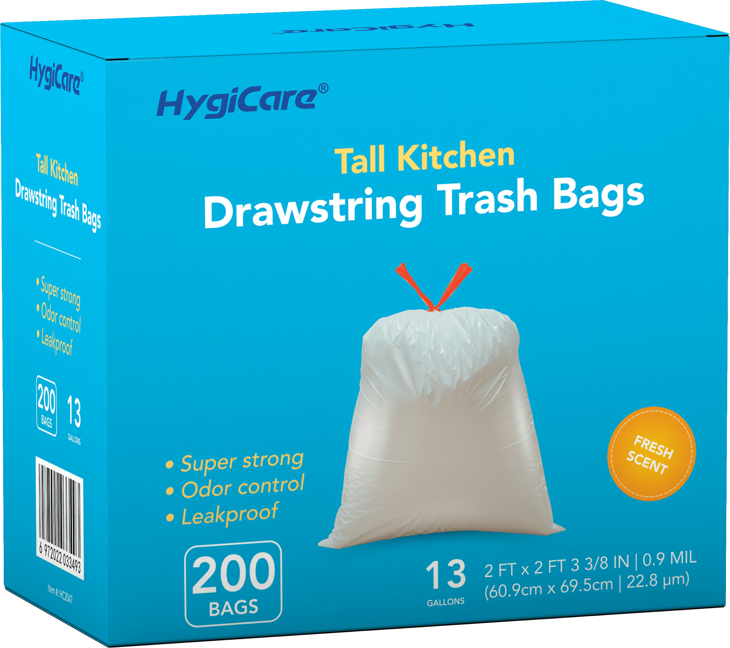 13 Gallon Trash Bags 200 Count