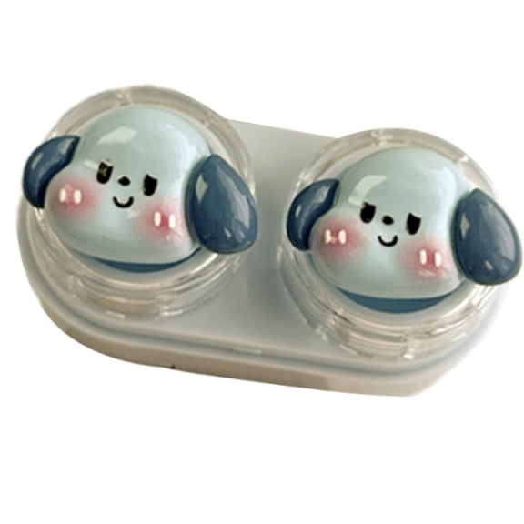 Hygienic Contact Lenses Storage Box with AntiSlip Tweezer Wearing Tool Splashproof Lens Holder Case for Travel Use