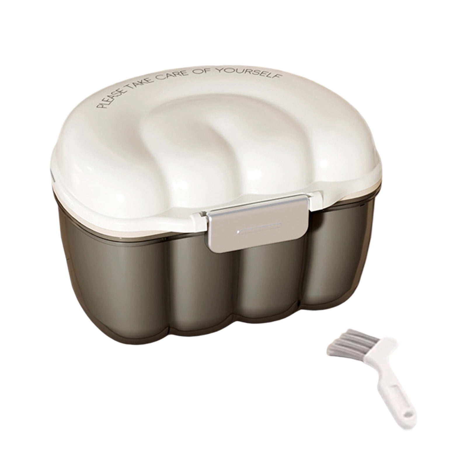 Hygienic Denture & Aligner Travel Case with Removable Mesh Basket ...