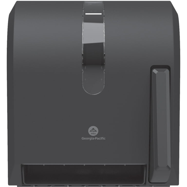 Hygienic Push-Paddle Roll Towel Dispenser, 13 x 10 x 14.4, Black Hygienic Push-Paddle Roll Towel Dispenser, 13 x 10 x 14.4, Black
