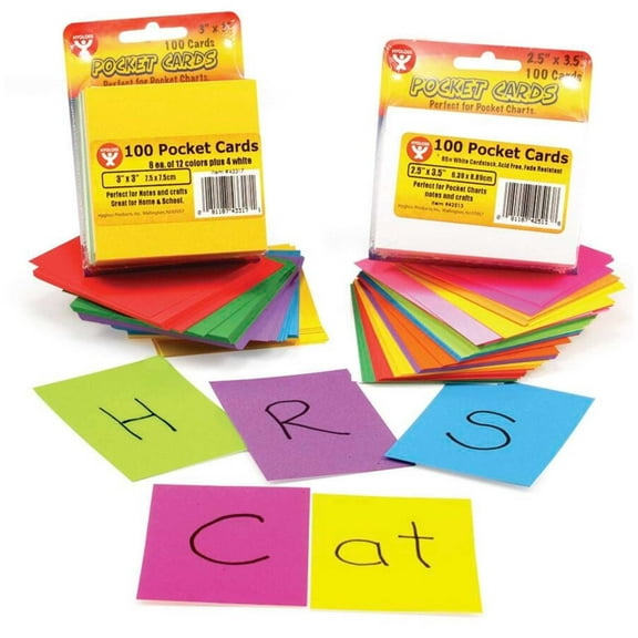 Hygloss Blank Pocket Chart Cards