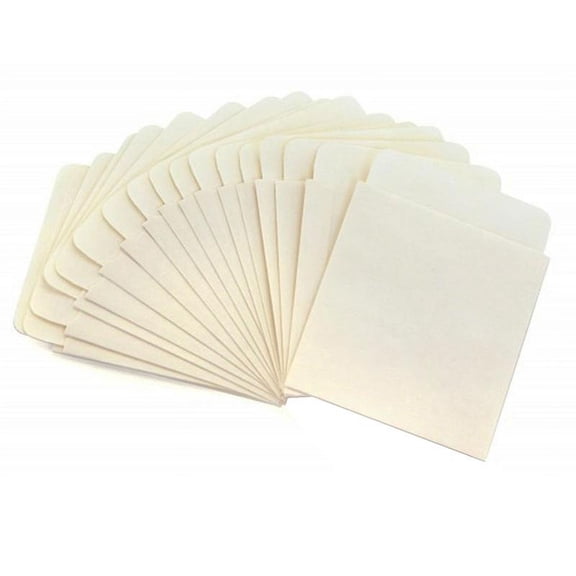 Hygloss Bright Library Pocket, Manila, Pack of 300