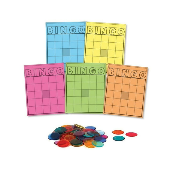Hygloss™ Classroom Bingo Set, 1000 Chips, 50 Cards