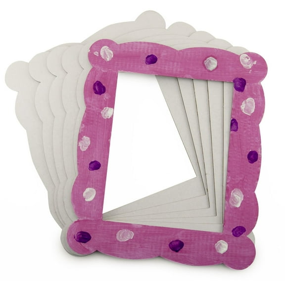 Hygloss Corrugated Cardboard Frames - 11-1/2 x 13-3/4, pkg of 12