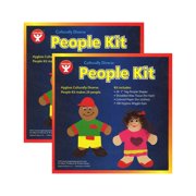Hygloss Culturally Diverse People Kit 7" 24 Per Pack 2 Packs HYG68279-2