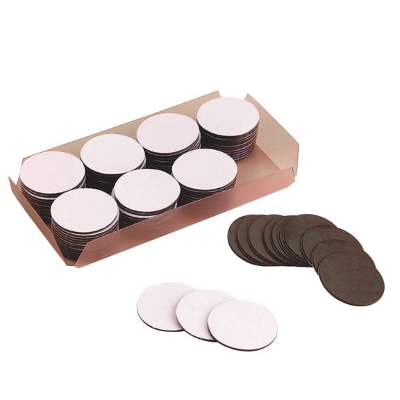 Hygloss, HYX61400, Self-Adhesive Magnetic Coins, 100 / Pack