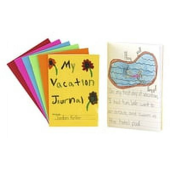 Hygloss My Storybook, 24 Pages, 5-1/2 x 8-1/2 Inches, Assorted Colors, Set of 6