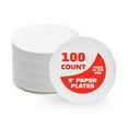 thumbnail image 1 of Hygloss Products 69109ITSC&nbsp;Paper Plates (69109), 9", 100 Pcs, 1 of 3