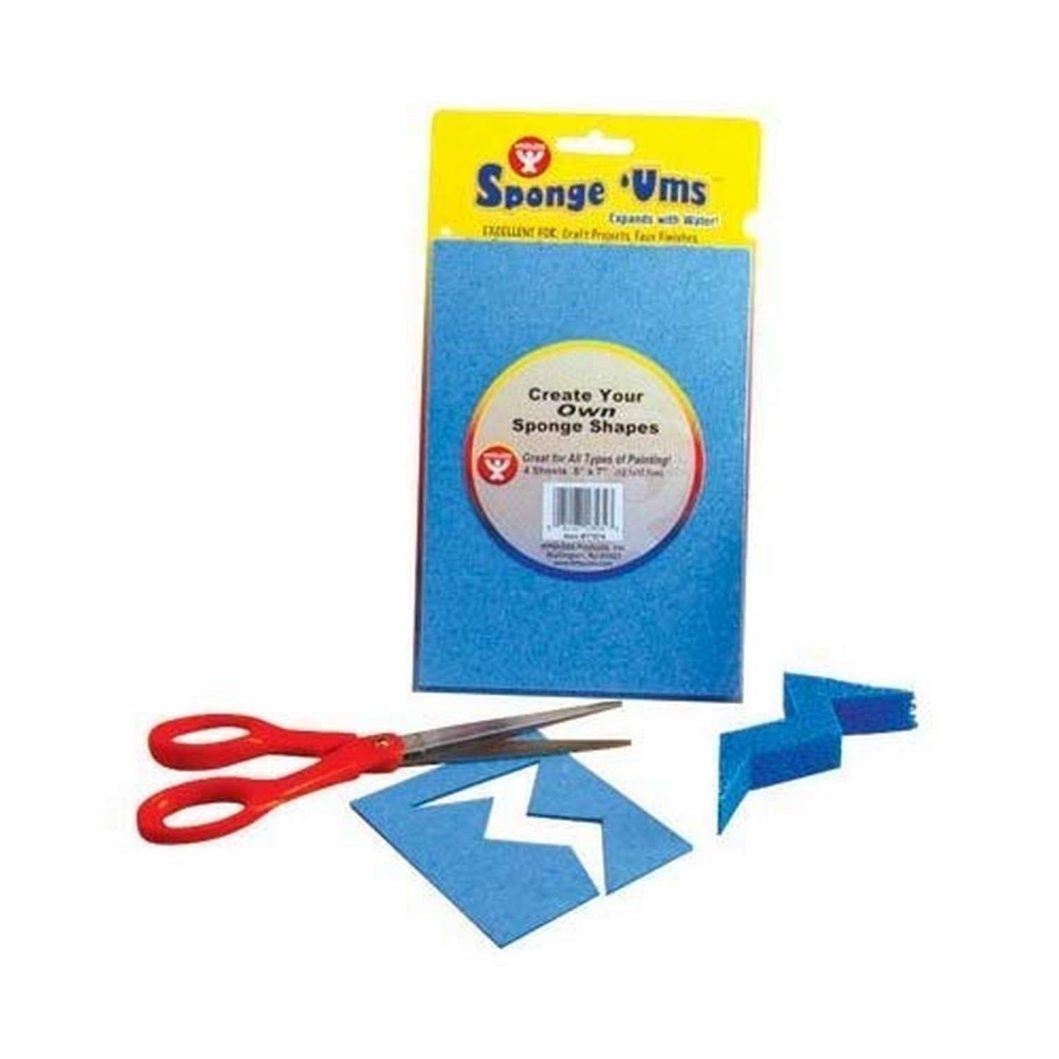 Hygloss Products Compressed Sponges for Crafts, 8.5 x 8.5-Inch Sheets ...