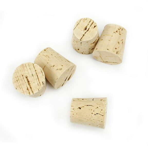 Hygloss Natural Cork Stoppers  XL (#16), 1.5" x 1 3/8" x 3/32, 5-Pack