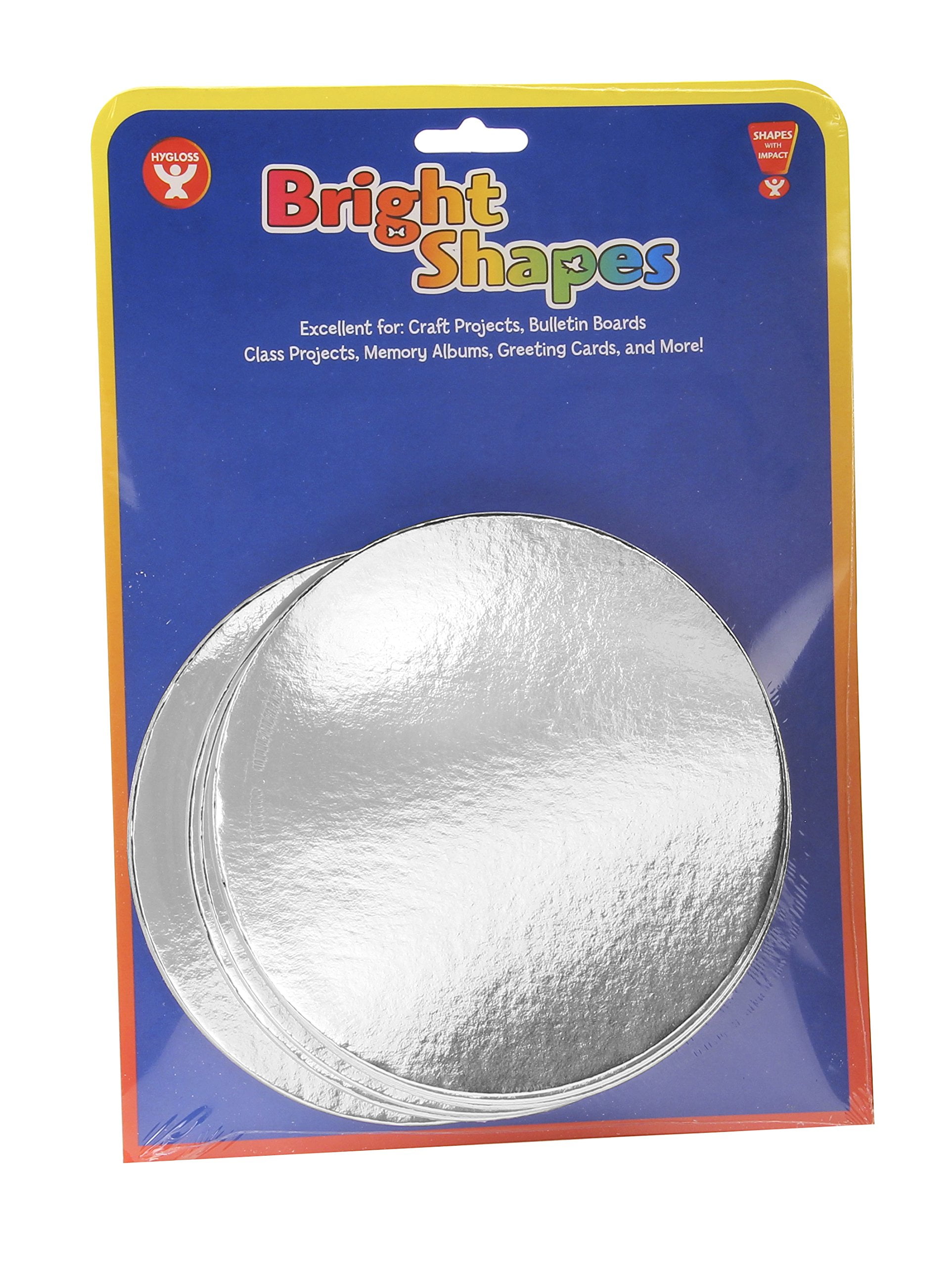 【送料無料（一部地域を除く）】 Products Hygloss Mirror Shiny Silver, – Circles Board その他