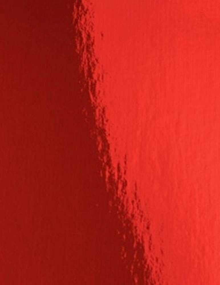 Hygloss Products Mirror Board Sheets - Reflective, Shiny Poster Board 8-1/2 x 11 Inches, Red, 5 Pack