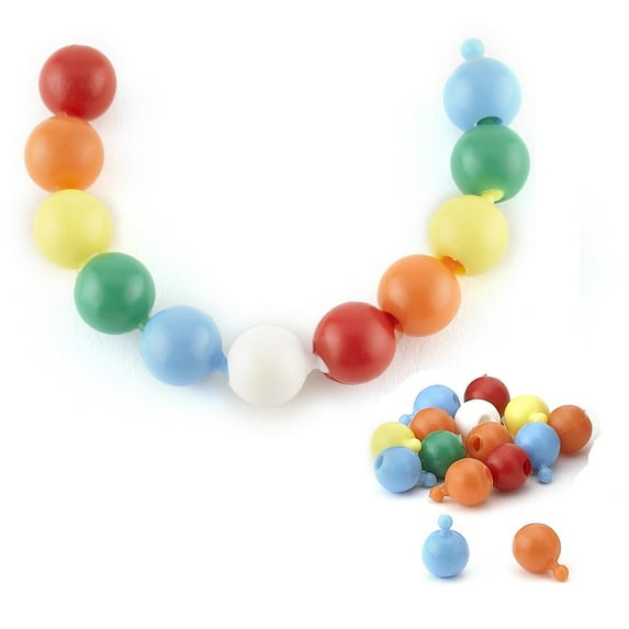 Hygloss Snap Pop Beads - 150 Piece Kids Jewelry Making Kit with Assorted Rainbow Colors, 12 mm, Perfect for Kids 3+ to Create Fun Snap Bead Jewelry 150 Pcs