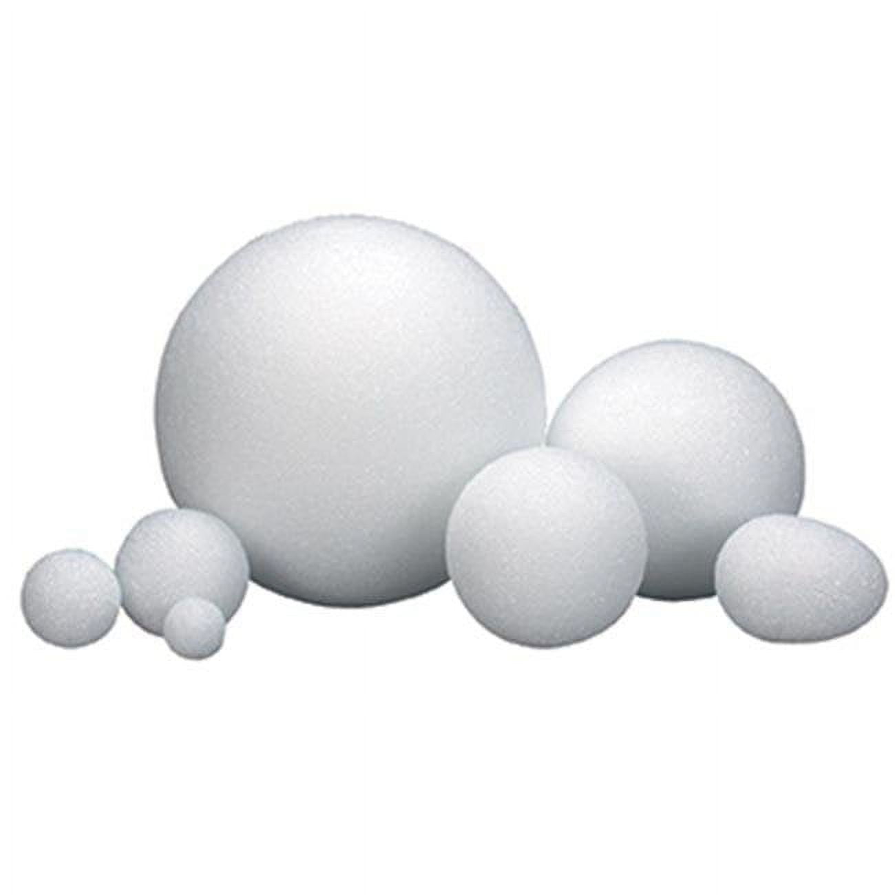 Hygloss Styrofoam Balls, 4 Inch, 12 Per Pack at