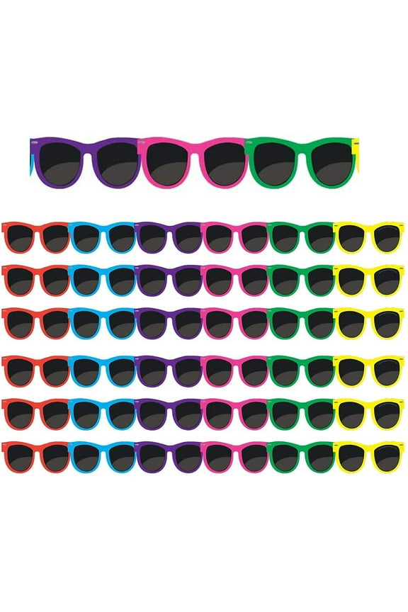 Sunglasses Die-Cut Border, 72 Pieces